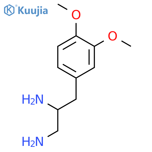 3-(3,4-Dimethoxyphenyl)propane-1,2-diamine structure