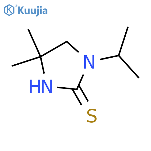 2-Imidazolidinethione,4,4-dimethyl-1-(1-methylethyl)- structure