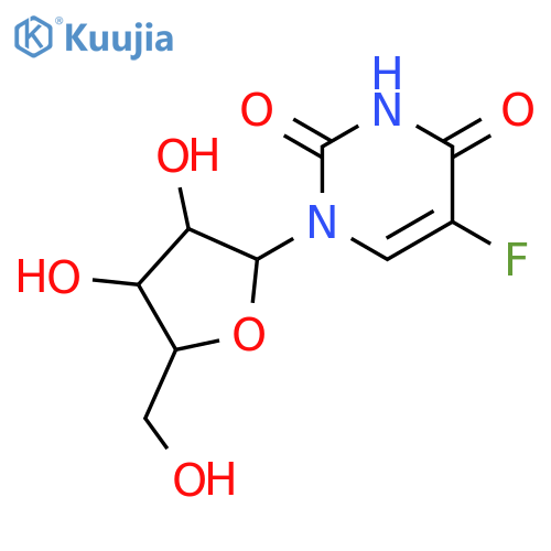 5-Fluorouridine structure