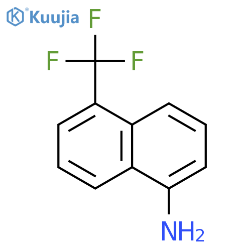5-(trifluoromethyl)naphthalen-1-amine structure