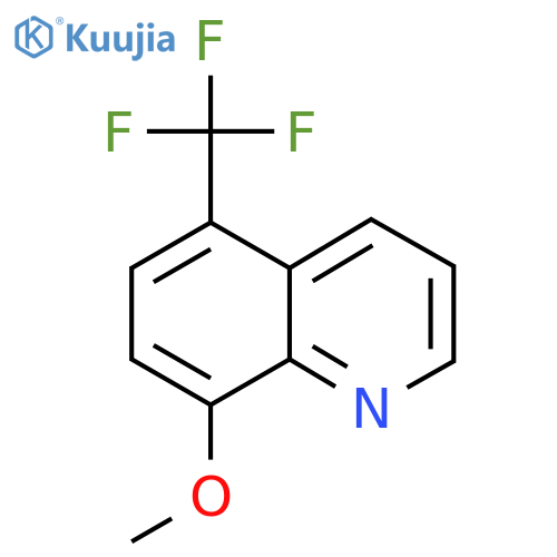 8-Methoxy-5-(trifluoromethyl)quinoline structure