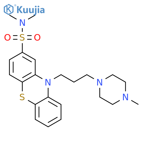 Thioproperazine structure