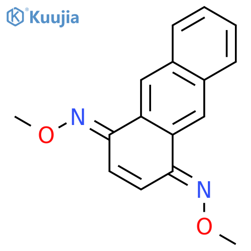 1,4-ANTHRACENEDIONE, BIS(O-METHYLOXIME) structure
