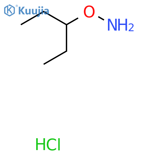 O-(pentan-3-yl)hydroxylamine hydrochloride structure