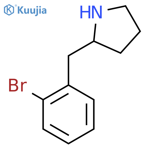 2-(2-Bromophenyl)methylpyrrolidine structure