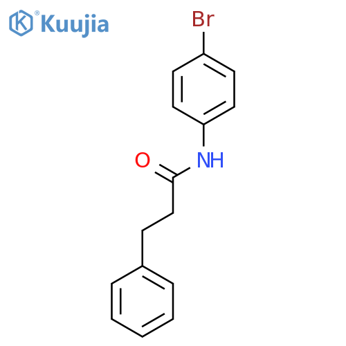 N-(4-Bromophenyl)-benzenepropanamide structure