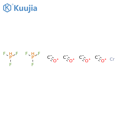 Chromium,tetracarbonylbis(phosphorous trifluoride)- structure