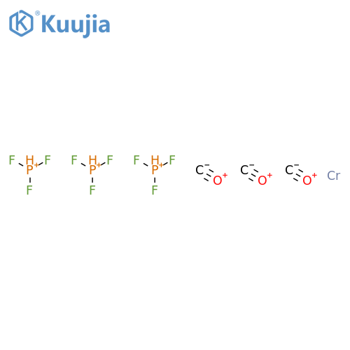 Chromium,tricarbonyltris(phosphorous trifluoride)- structure