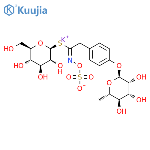 4-(α-L-rhamnosyloxy)benzyl glucosinolate structure