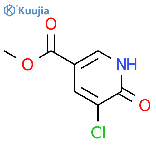 Methyl 5-chloro-6-oxo-1,6-dihydro-3-pyridinecarboxylate structure