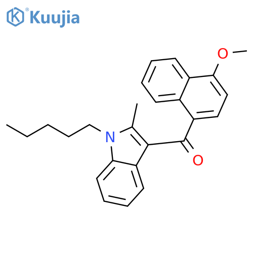 2-Methyl-1-pentyl-3-(4-methoxynaphthoyl)indole structure