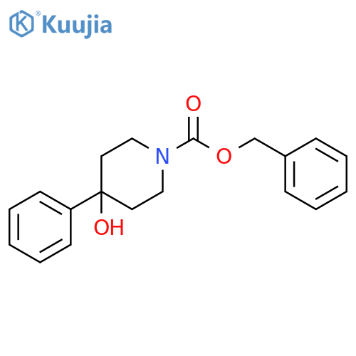 benzyl 4-hydroxy-4-phenylpiperidine-1-carboxylate structure