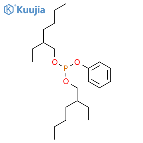Phosphorous acid,bis(2-ethylhexyl) phenyl ester structure
