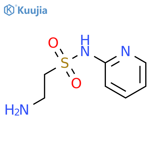 2-amino-N-(pyridin-2-yl)ethane-1-sulfonamide structure