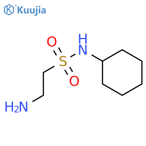 2-amino-N-cyclohexylethane-1-sulfonamide structure