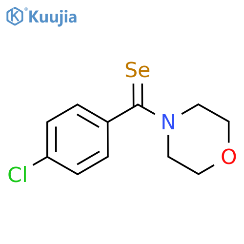 Morpholine, 4-[(4-chlorophenyl)selenoxomethyl]- structure
