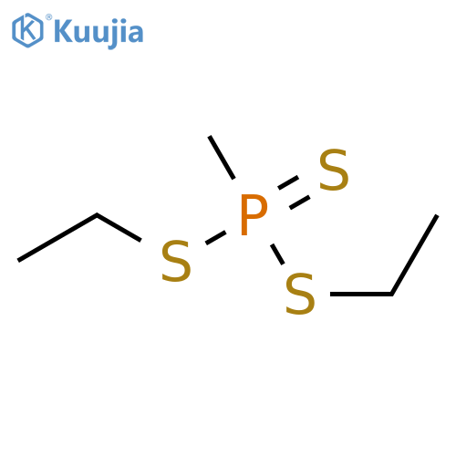 METHYLPHOSPHONOTRITHIOICACIDDIETHYLESTER structure