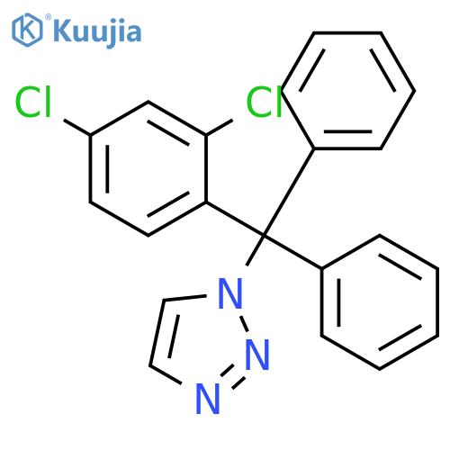 1H-1,2,3-Triazole, 1-[(2,4-dichlorophenyl)diphenylmethyl]- structure