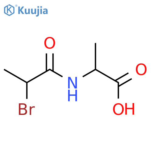 DL-a-Bromopropionyl-DL-alanine structure