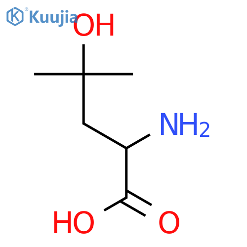(2S)-2-amino-4-hydroxy-4-methylpentanoic acid structure
