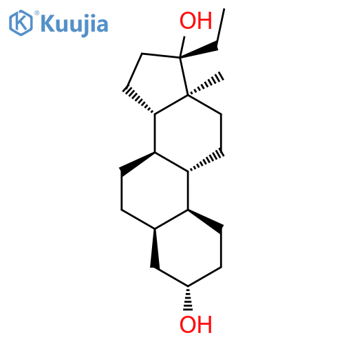 (3β,5β,17α)-19-Norpregnane-3,17-diol structure