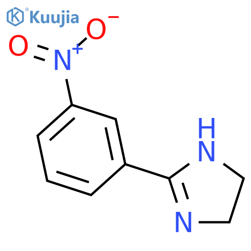 2-(3-Nitrophenyl)-4,5-dihydro-1H-imidazole structure