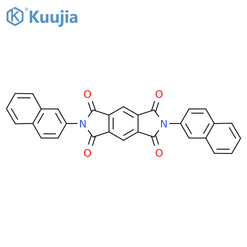 1,2,4,5-Benzenetetracarboxylic 1,2:4,5-diimide, N,N'-di-2-naphthyl- structure