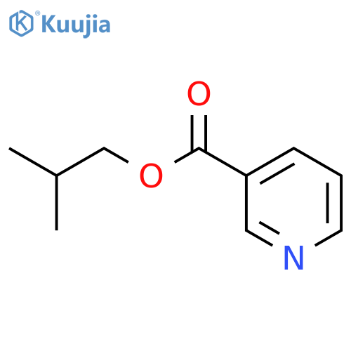 3-Pyridinecarboxylic acid, 2-methylpropyl ester structure