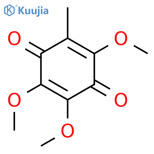 2,5-Cyclohexadiene-1,4-dione, 2,3,5-trimethoxy-6-methyl- structure
