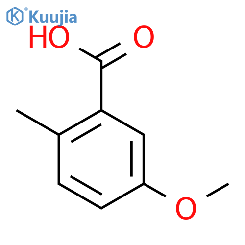 5-Methoxy-2-methylbenzoic acid structure