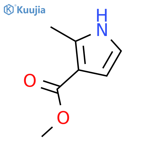methyl 2-methyl-1H-pyrrole-3-carboxylate structure