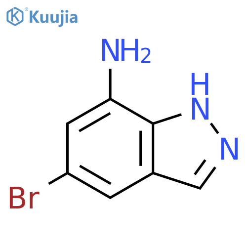 5-bromo-1H-indazol-7-amine structure
