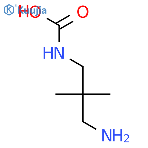 Carbamic acid, (3-amino-2,2-dimethylpropyl)- structure