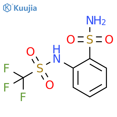 Benzenesulfonamide, 2-[[(trifluoromethyl)sulfonyl]amino]- structure