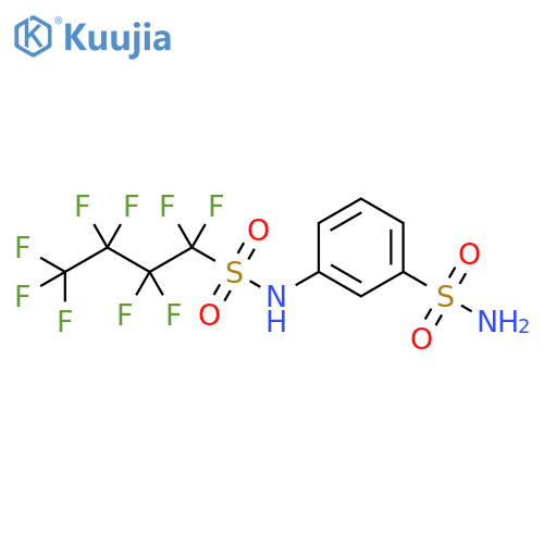Benzenesulfonamide, 3-[[(nonafluorobutyl)sulfonyl]amino]- structure
