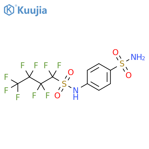 Benzenesulfonamide, 4-[[(nonafluorobutyl)sulfonyl]amino]- structure