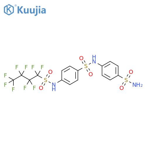 Benzenesulfonamide,N-[4-(aminosulfonyl)phenyl]-4-[[(nonafluorobutyl)sulfonyl]amino]- structure