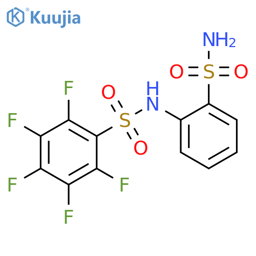 Benzenesulfonamide,N-[2-(aminosulfonyl)phenyl]-2,3,4,5,6-pentafluoro- structure