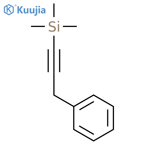 Silane, trimethyl(3-phenyl-1-propynyl)- structure