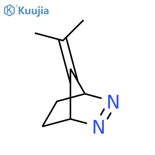 2,3-Diazabicyclo[2.2.1]hept-2-ene, 7-(1-methylethylidene)- structure