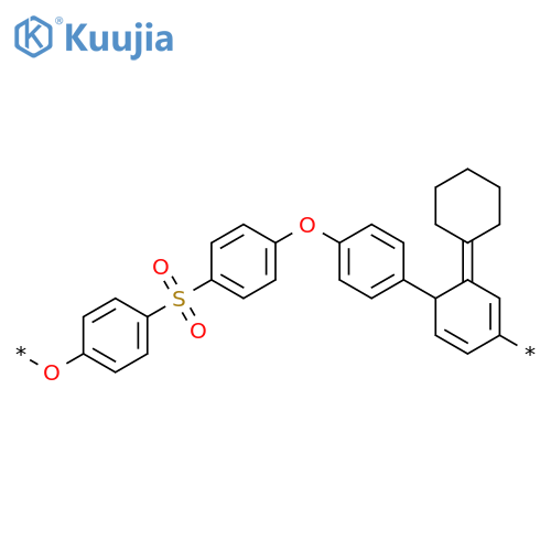 Poly(oxy-1,4-phenylenesulfonyl-1,4-phenyleneoxy-1,4-phenylenecyclohexylidene-1,4-phenylene) structure