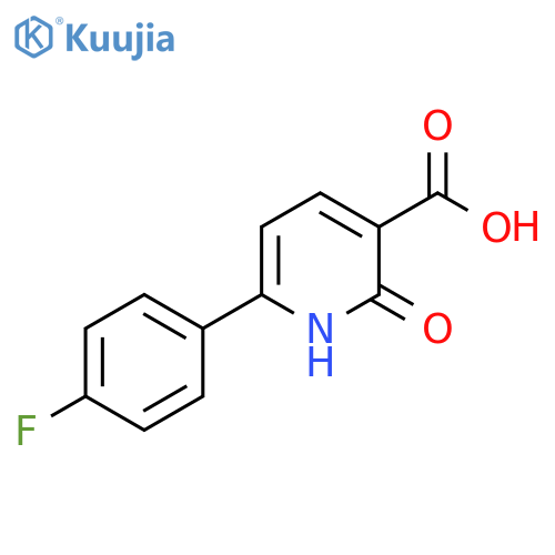 6-(4-FLUOROPHENYL)-2-OXO-1,2-DIHYDROPYRIDINE-3-CARBOXYLIC ACID structure