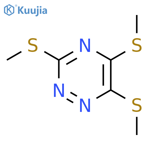 1,2,4-Triazine,3,5,6-tris(methylthio)- structure