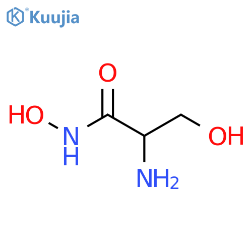 Propanamide,2-amino-N,3-dihydroxy-, (2S)- structure