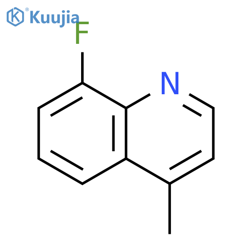 8-fluoro-4-methylquinoline structure