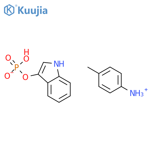 3-INDOXYL PHOSPHATE, P-TOLUIDINE SALT structure
