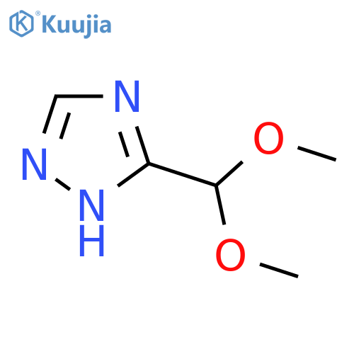 5-(dimethoxymethyl)-1H-1,2,4-triazole structure