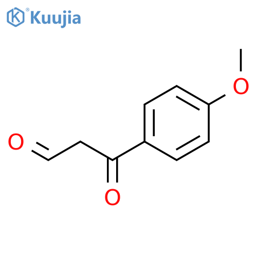 3-(4-methoxyphenyl)-3-oxopropanal structure