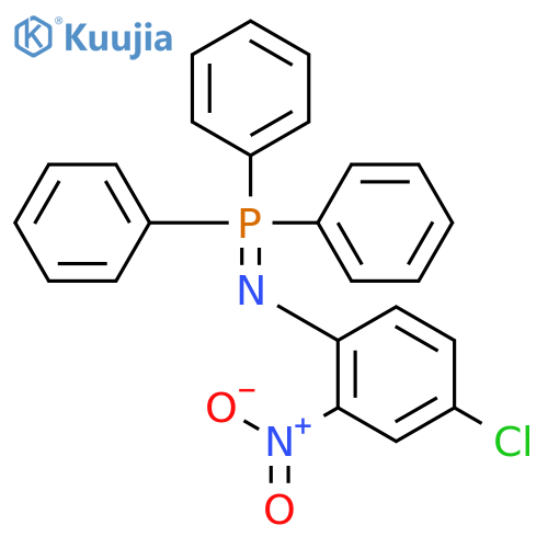 Benzenamine, 4-chloro-2-nitro-N-(triphenylphosphoranylidene)- structure