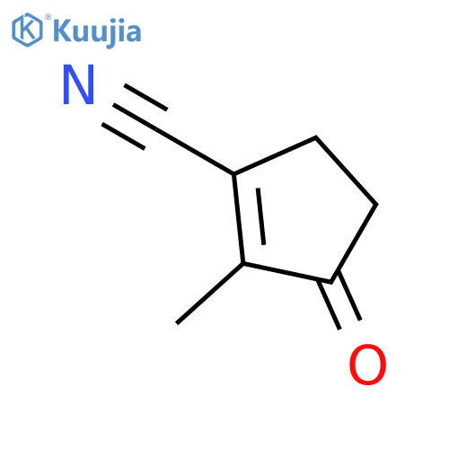 1-CYCLOPENTENE-1-CARBONITRILE, 2-METHYL-3-OXO- structure